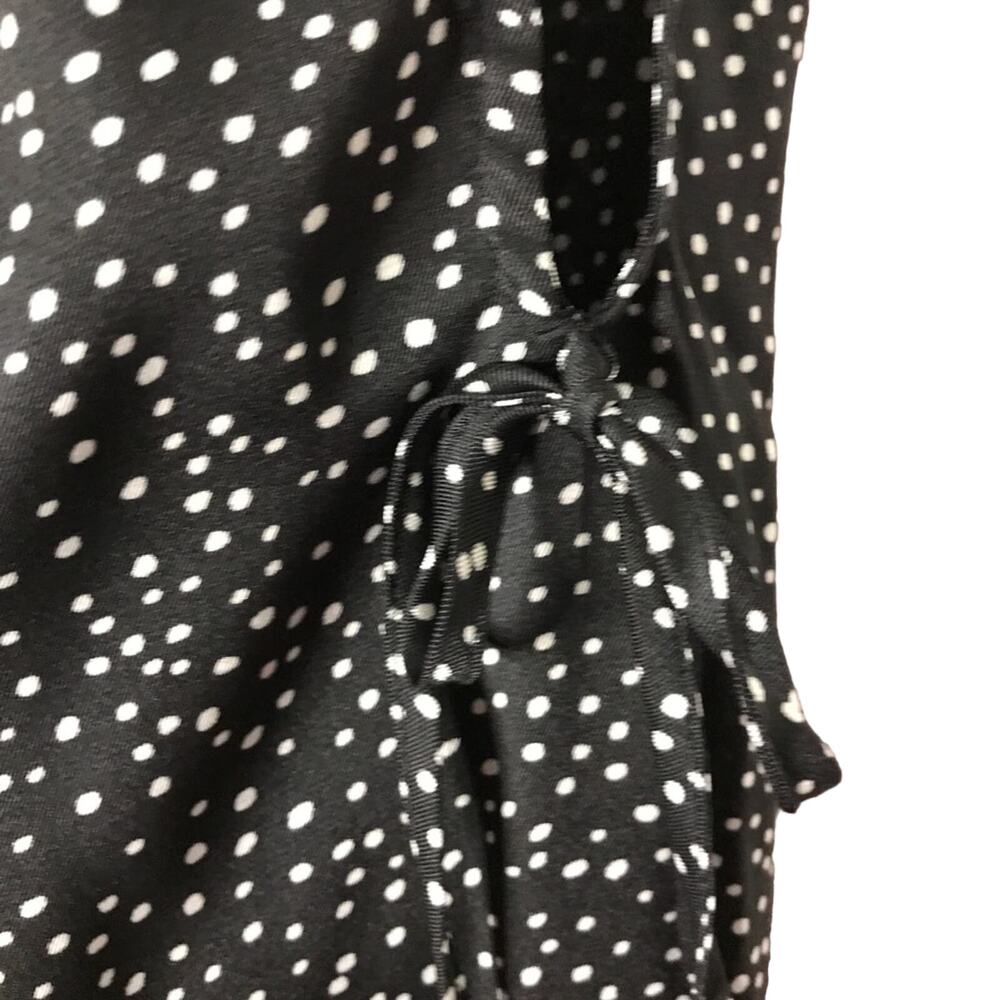 Lane Bryant Cold Shoulder Black Polka Dot Top-18 - Picture 9 of 14